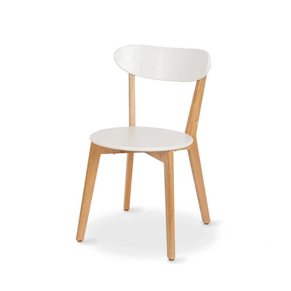 Radius White dining Chair